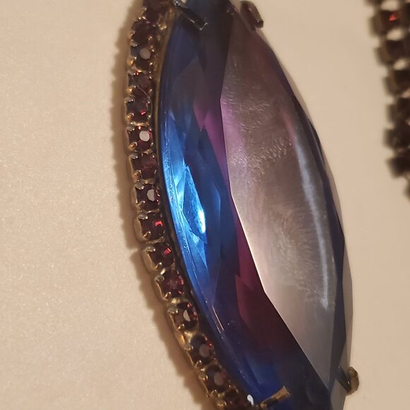 1 Big Ruby Stone Necklace, item # A 1238, wt . 42 grams. - Picture 11 of 13